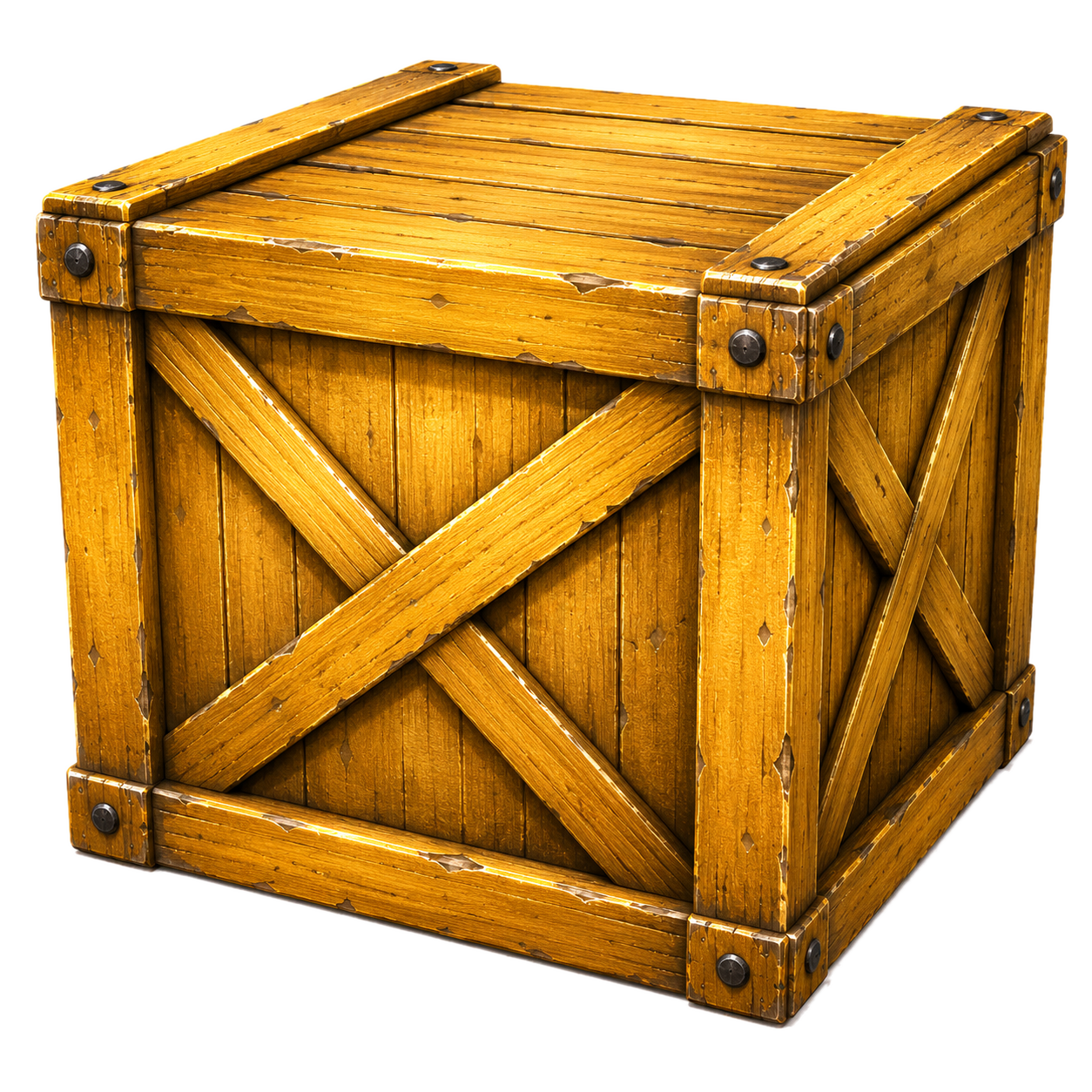 Locked gift crate